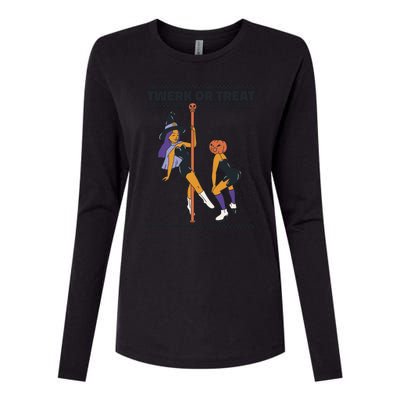 Twerk Or Treat Womens Cotton Relaxed Long Sleeve T-Shirt