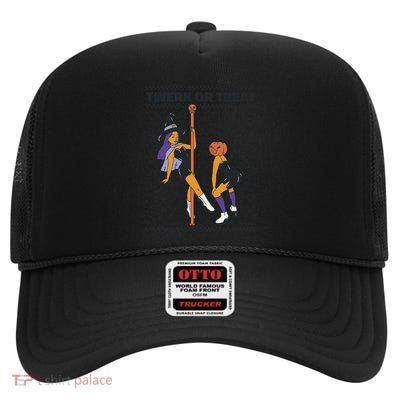 Twerk Or Treat High Crown Mesh Back Trucker Hat