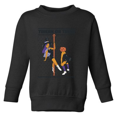 Twerk Or Treat Toddler Sweatshirt