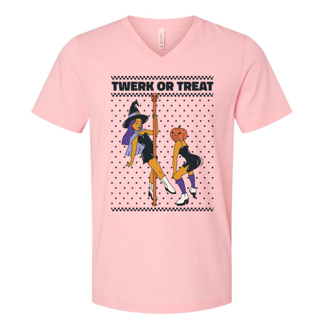 Twerk Or Treat V-Neck T-Shirt