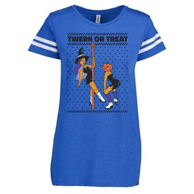 Twerk Or Treat Enza Ladies Jersey Football T-Shirt