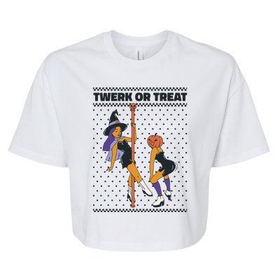 Twerk Or Treat Bella+Canvas Jersey Crop Tee