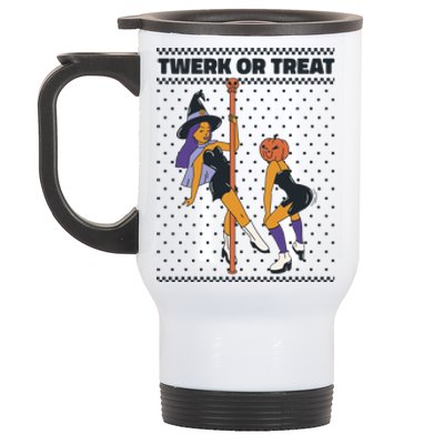 Twerk Or Treat Stainless Steel Travel Mug