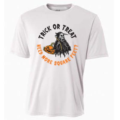 Trick Or Treat Spooky Witch Halloween Need More Square Feet Cooling Performance Crew T-Shirt