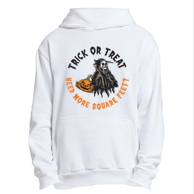 Trick Or Treat Spooky Witch Halloween Need More Square Feet Urban Pullover Hoodie