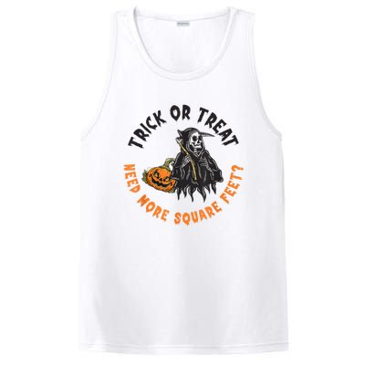 Trick Or Treat Spooky Witch Halloween Need More Square Feet PosiCharge Competitor Tank