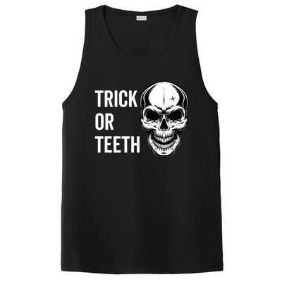 Trick Or Teeth Halloween Skeleton Dentist Funny Gift Funny Gift PosiCharge Competitor Tank