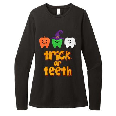 Trick Or Teeth Gift Womens CVC Long Sleeve Shirt