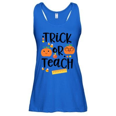 Trick Or Teach Cute Halloween Proud Teacher Costume Gift Ladies Essential Flowy Tank