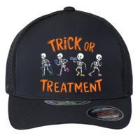 Trick Or Treatment Pt Physical Therapy Therapist Halloween Flexfit Unipanel Trucker Cap