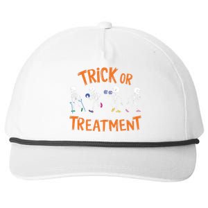 Trick Or Treatment Pt Physical Therapy Therapist Halloween Snapback Five-Panel Rope Hat