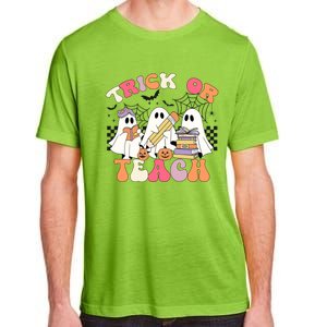 Trick Or Teach Funny Teacher Halloween Costume 2024 Boo Gift Adult ChromaSoft Performance T-Shirt