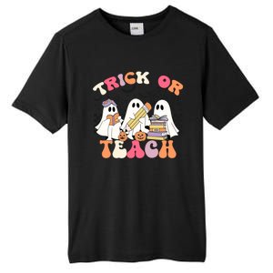 Trick Or Teach Funny Teacher Halloween Costume 2024 Boo Gift Tall Fusion ChromaSoft Performance T-Shirt