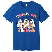 Trick Or Teach Funny Teacher Halloween Costume 2024 Boo Gift Premium T-Shirt