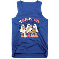 Trick Or Teach Funny Teacher Halloween Costume 2024 Boo Gift Tank Top