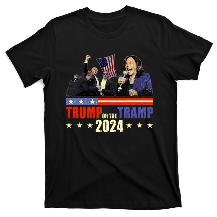 Trump Or The Tramp 2024 Vote For Trump Trump Vance 2024 T-Shirt