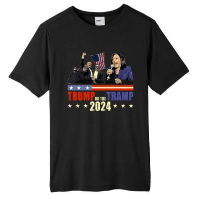 Trump Or The Tramp 2024 Vote For Trump Trump Vance 2024 Tall Fusion ChromaSoft Performance T-Shirt