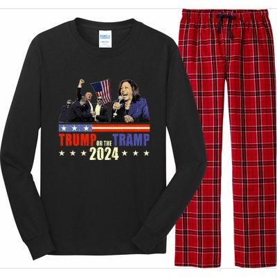 Trump Or The Tramp 2024 Vote For Trump Trump Vance 2024 Long Sleeve Pajama Set