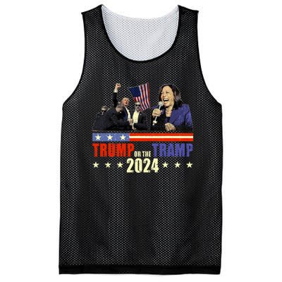 Trump Or The Tramp 2024 Vote For Trump Trump Vance 2024 Mesh Reversible Basketball Jersey Tank