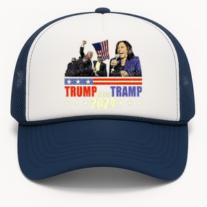 Trump Or The Tramp 2024 Vote For Trump Trump Vance 2024 Trucker Hat