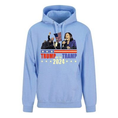 Trump Or The Tramp 2024 Vote For Trump Trump Vance 2024 Unisex Surf Hoodie