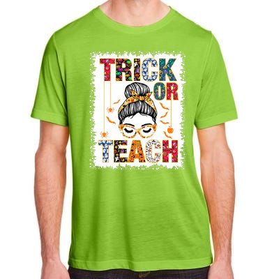 Trick Or Teach Teacher Halloween Costume 2024 Adult ChromaSoft Performance T-Shirt