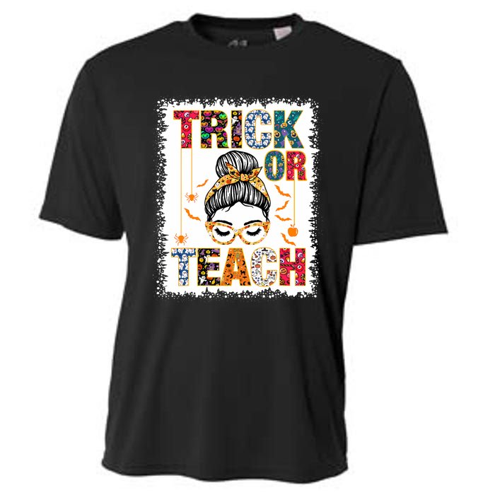 Trick Or Teach Teacher Halloween Costume 2024 Cooling Performance Crew T-Shirt