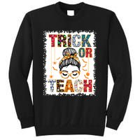 Trick Or Teach Teacher Halloween Costume 2024 Sweatshirt