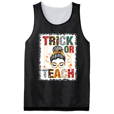 Trick Or Teach Teacher Halloween Costume 2024 Mesh Reversible Basketball Jersey Tank