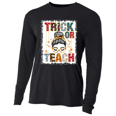 Trick Or Teach Teacher Halloween Costume 2024 Cooling Performance Long Sleeve Crew