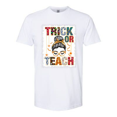 Trick Or Teach Teacher Halloween Costume 2024 Softstyle CVC T-Shirt