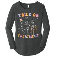 Trick Or Treatment Pt Physical Therapy Therapist Halloween Women's Perfect Tri Tunic Long Sleeve Shirt