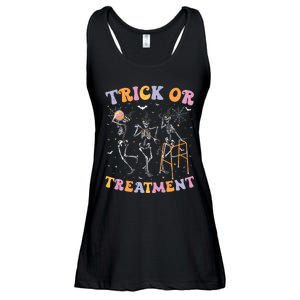 Trick Or Treatment Pt Physical Therapy Therapist Halloween Ladies Essential Flowy Tank