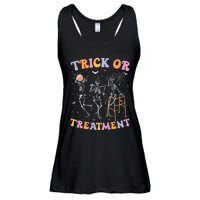 Trick Or Treatment Pt Physical Therapy Therapist Halloween Ladies Essential Flowy Tank