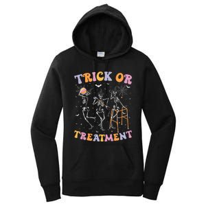 Trick Or Treatment Pt Physical Therapy Therapist Halloween Women's Pullover Hoodie