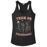 Trick Or Treatment Pt Physical Therapy Therapist Halloween Ladies PosiCharge Competitor Racerback Tank