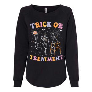 Trick Or Treatment Pt Physical Therapy Therapist Halloween Womens California Wash Sweatshirt