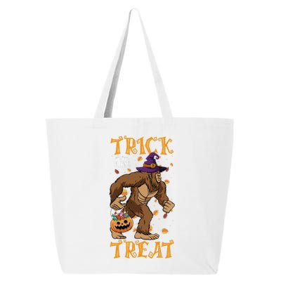 Trick Or Treat Bigfoot & Pumpkin Halloween Costume Day 25L Jumbo Tote