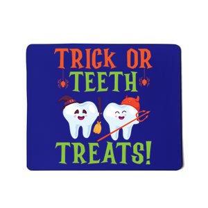 Trick Or Teeth Treats Dentistry Dental Halloween Cute Gift Mousepad