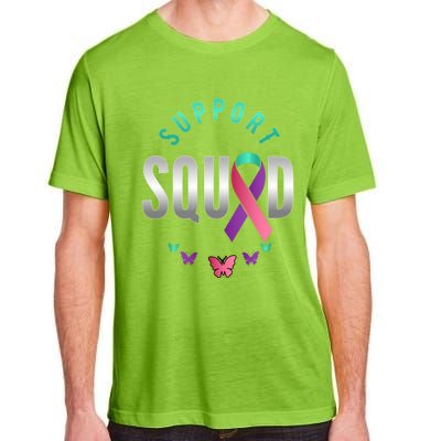 Thyroid Or Thyroid Awareness Or Thyroid Cancer Support Squad Gift Adult ChromaSoft Performance T-Shirt