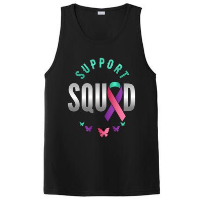 Thyroid Or Thyroid Awareness Or Thyroid Cancer Support Squad Gift PosiCharge Competitor Tank