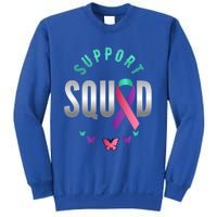 Thyroid Or Thyroid Awareness Or Thyroid Cancer Support Squad Gift Sweatshirt