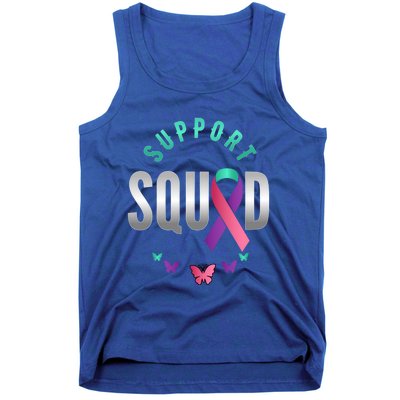 Thyroid Or Thyroid Awareness Or Thyroid Cancer Support Squad Gift Tank Top