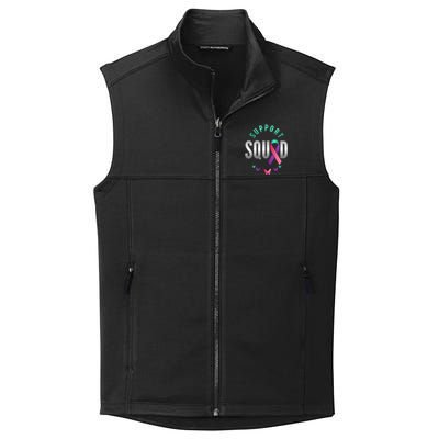 Thyroid Or Thyroid Awareness Or Thyroid Cancer Support Squad Gift Collective Smooth Fleece Vest