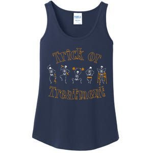 Trick Or Treatment Pt Physical Therapy Therapist Halloween Ladies Essential Tank