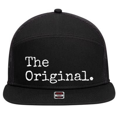 The Original The Sequel The Finale Matching Sibling Day 7 Panel Mesh Trucker Snapback Hat