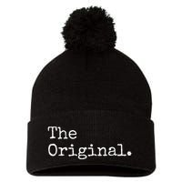 The Original The Sequel The Finale Matching Sibling Day Pom Pom 12in Knit Beanie