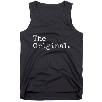 The Original The Sequel The Finale Matching Sibling Day Tank Top
