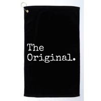 The Original The Sequel The Finale Matching Sibling Day Golf Towel