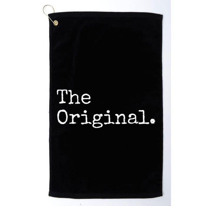 The Original The Sequel The Finale Matching Sibling Day Golf Towel
